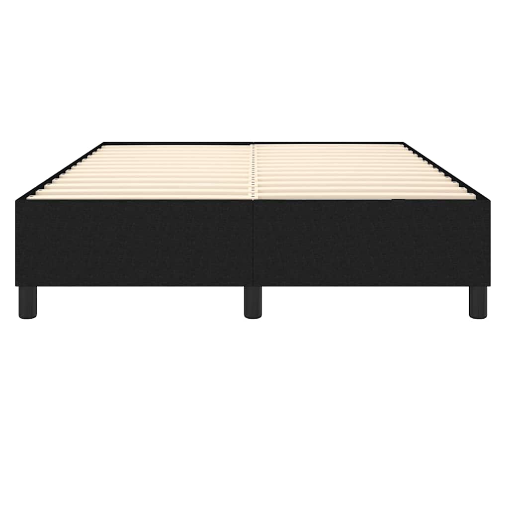 Boxspring sengeramme 140x200 cm stof sort