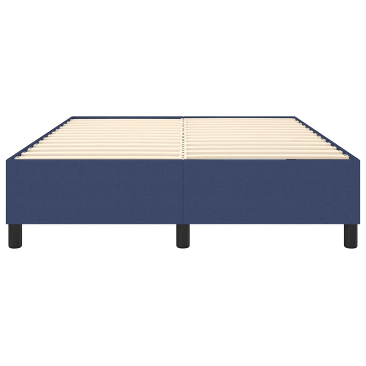Boxspring sengeramme 140x200 cm stof blå