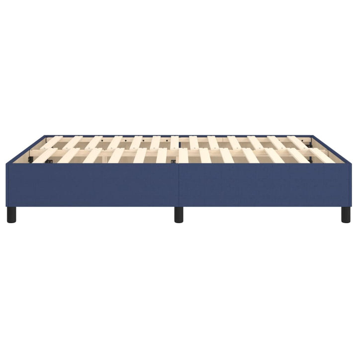 Boxspring sengeramme 140x200 cm stof blå