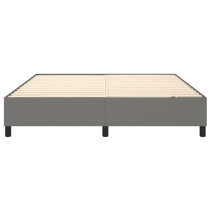 Boxspring sengeramme 160x200 cm stof mørkegrå