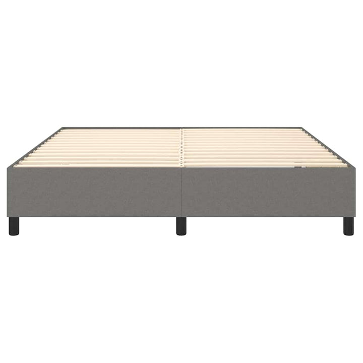 Boxspring sengeramme 160x200 cm stof mørkegrå