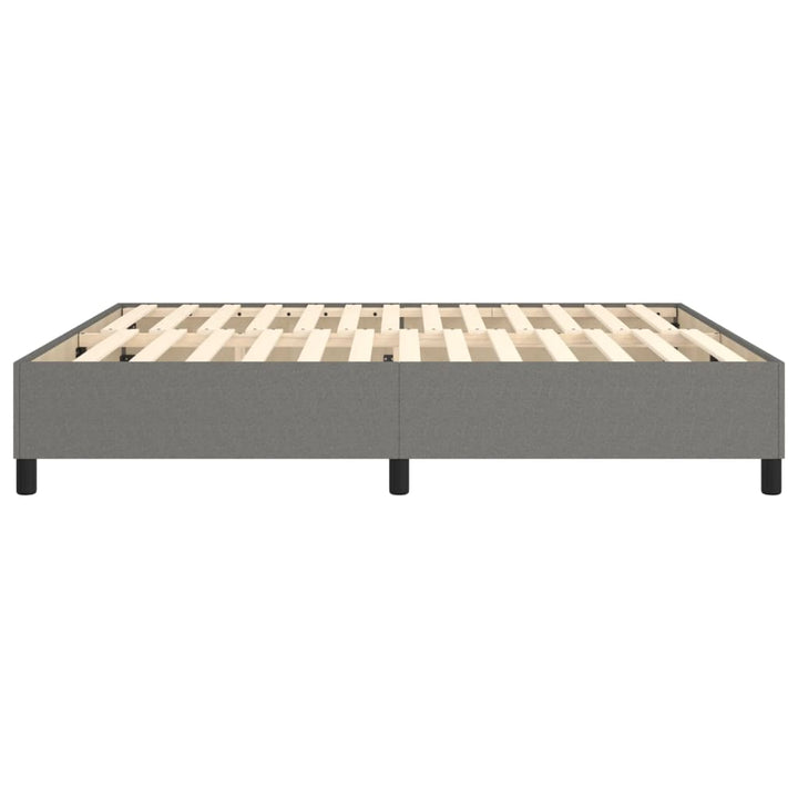 Boxspring sengeramme 160x200 cm stof mørkegrå