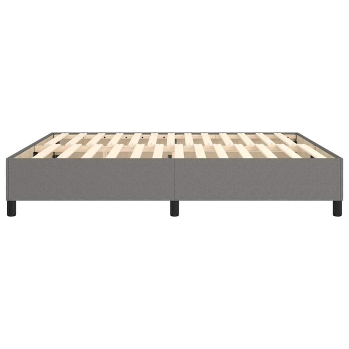 Boxspring sengeramme 160x200 cm stof mørkegrå