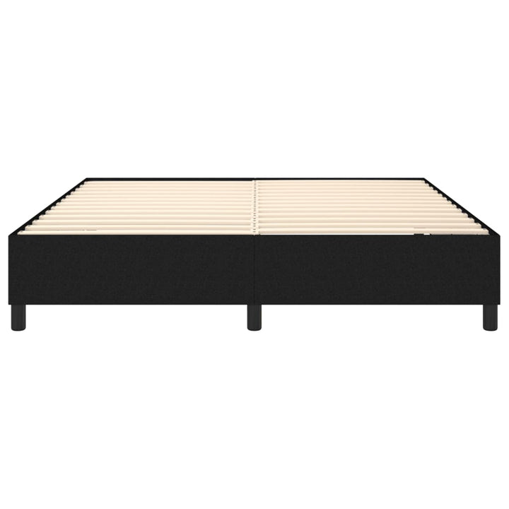 Boxspring sengeramme 160x200 cm stof sort