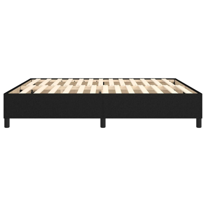 Boxspring sengeramme 160x200 cm stof sort