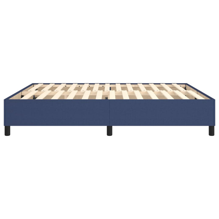 Boxspring sengeramme 160x200 cm stof blå