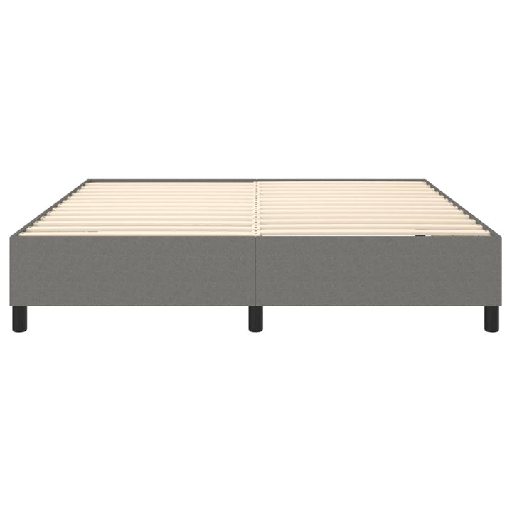 Boxspring sengeramme 180x200 cm stof mørkegrå