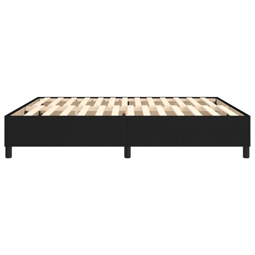 Boxspring sengeramme 180x200 cm stof sort