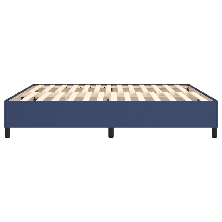 Boxspring sengeramme 180x200 cm stof blå