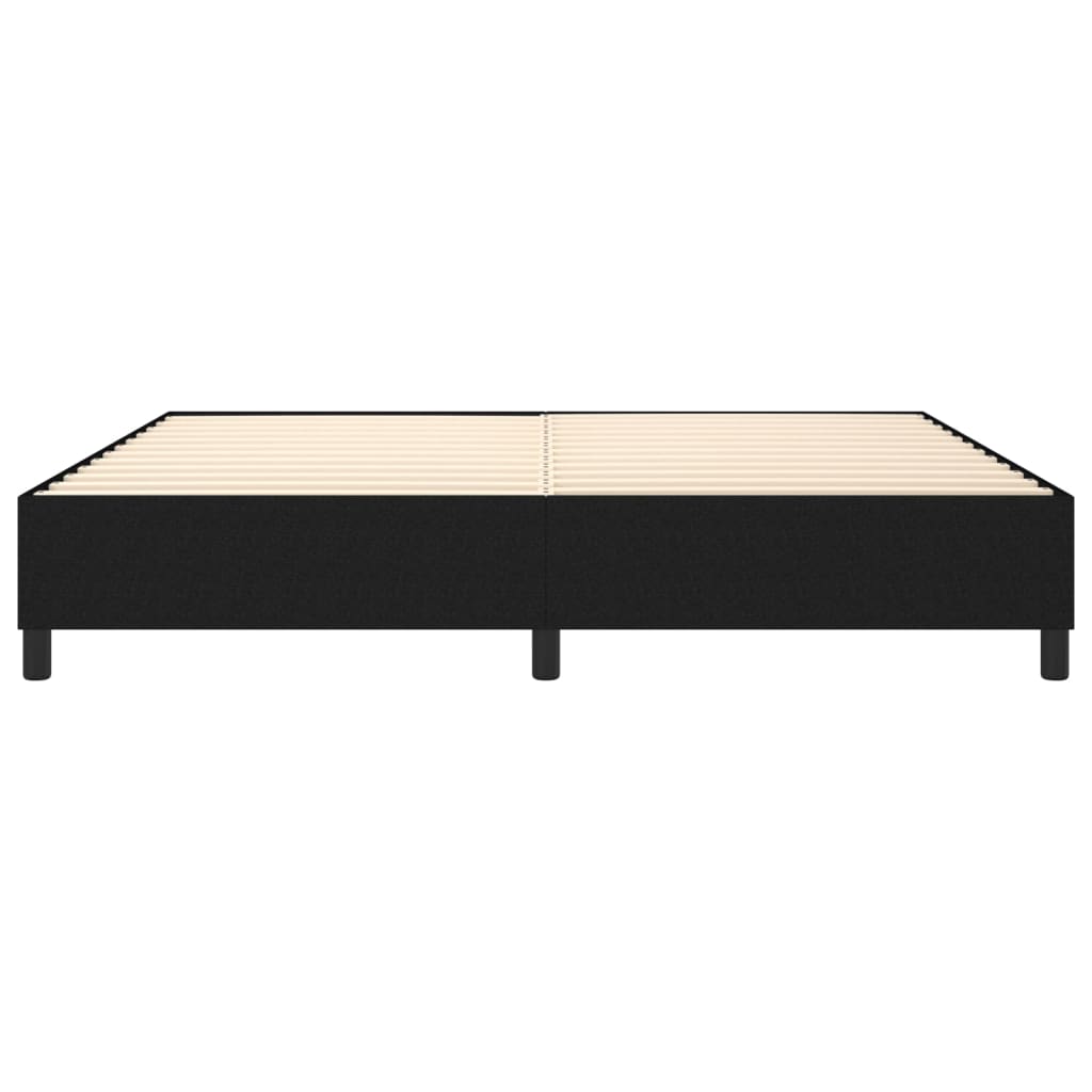 Boxspring sengeramme 200x200 cm stof sort