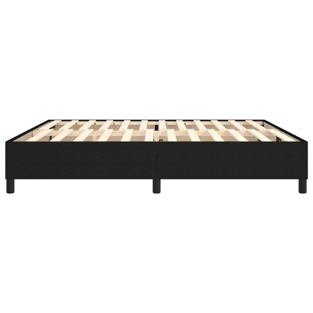 Boxspring sengeramme 200x200 cm stof sort