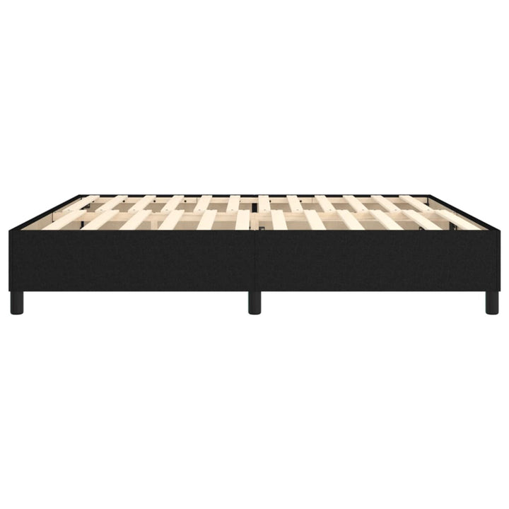 Boxspring sengeramme 200x200 cm stof sort