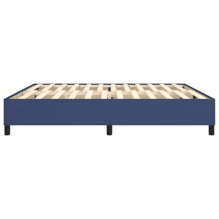 Boxspring sengeramme 200x200 cm stof blå