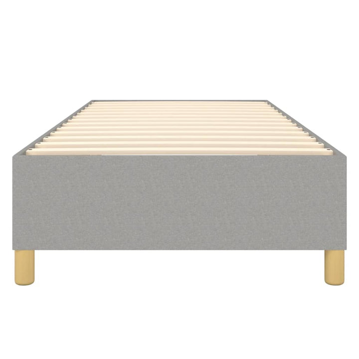Boxspring sengeramme Lysegrå 80x200 cm Stof
