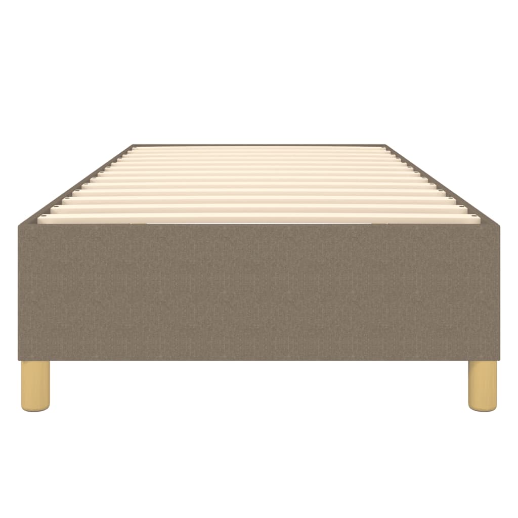 Boxspring sengeramme 80x200 cm stof gråbrun