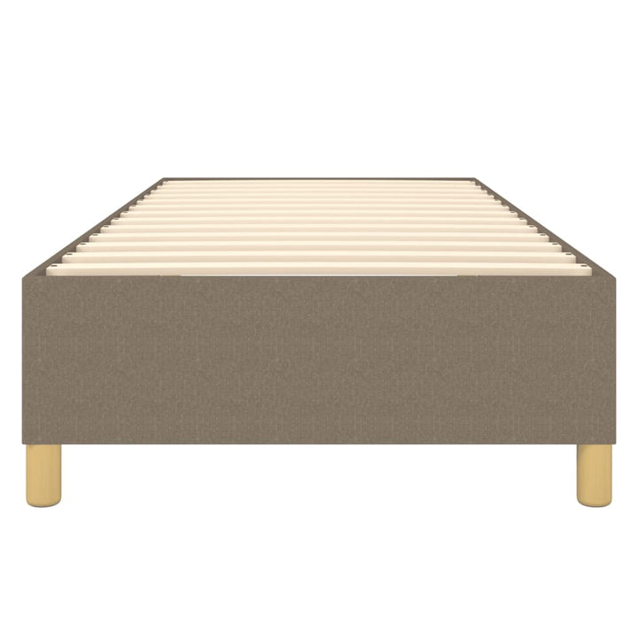 Boxspring sengeramme 80x200 cm stof gråbrun