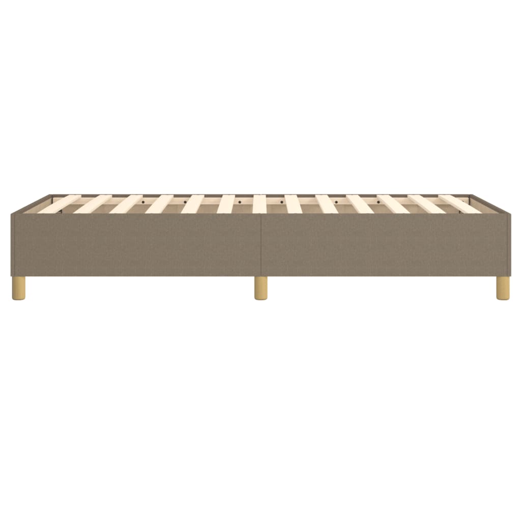Boxspring sengeramme 80x200 cm stof gråbrun