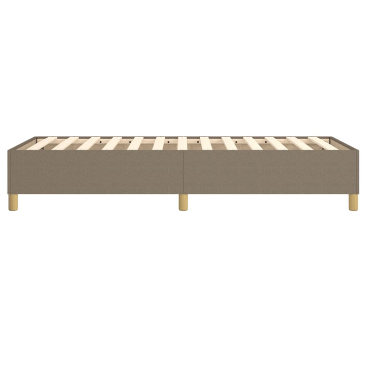 Boxspring sengeramme 80x200 cm stof gråbrun