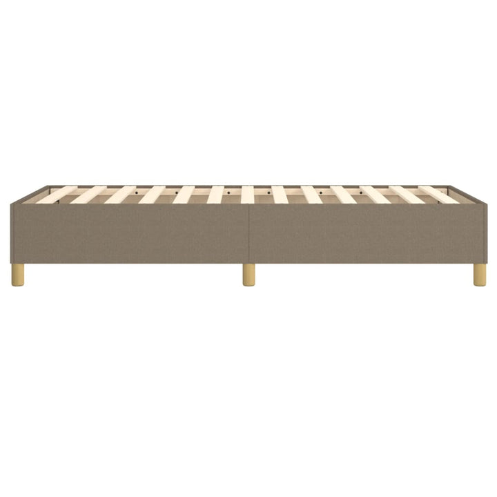 Boxspring sengeramme 90x190 cm stof gråbrun