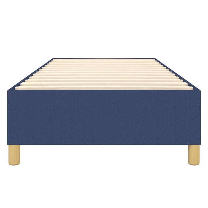 Boxspring sengeramme 90x190 cm stof blå