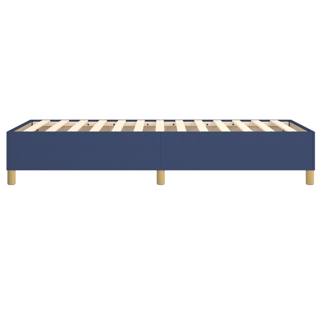 Boxspring sengeramme 90x190 cm stof blå