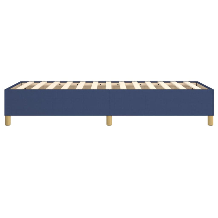 Boxspring sengeramme 90x190 cm stof blå