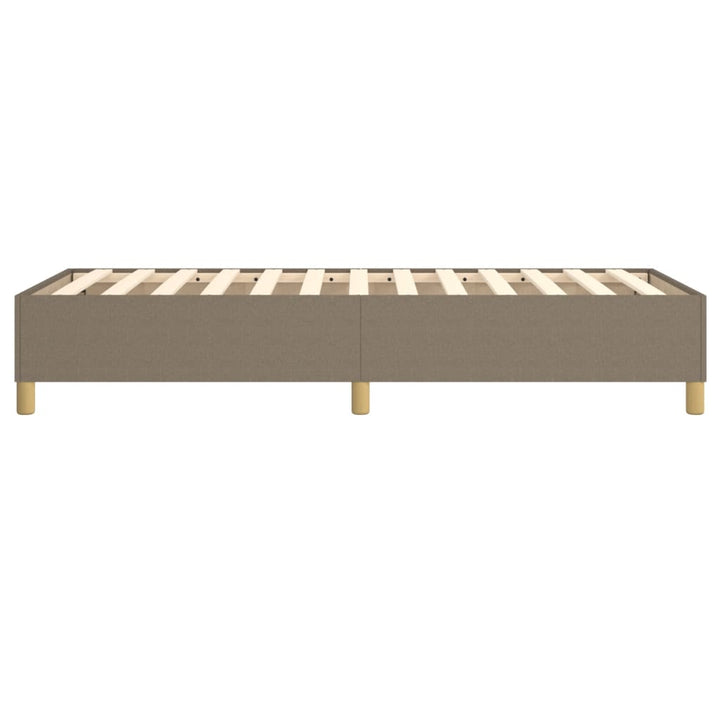Boxspring sengeramme 90x200 cm stof gråbrun