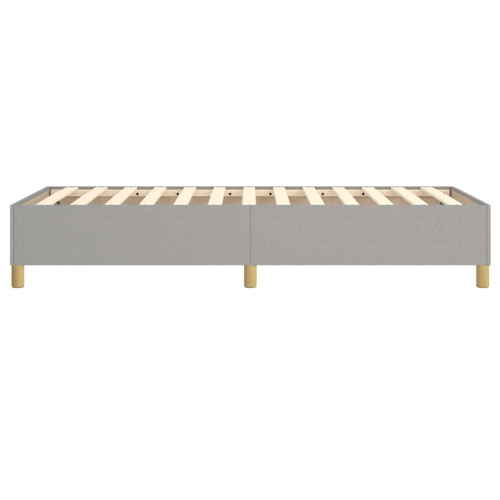 Boxspring sengeramme Lysegrå 100x200 cm Stof