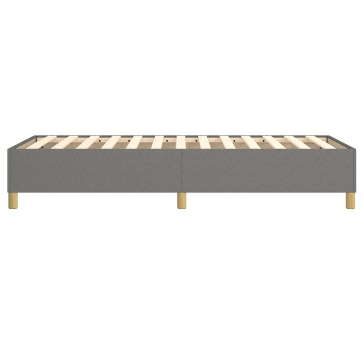 Boxspring sengeramme Mørkegrå 100x200 cm Stof