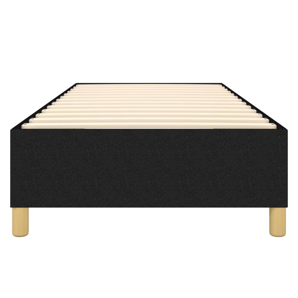 Boxspring sengeramme Sort 100x200 cm Stof