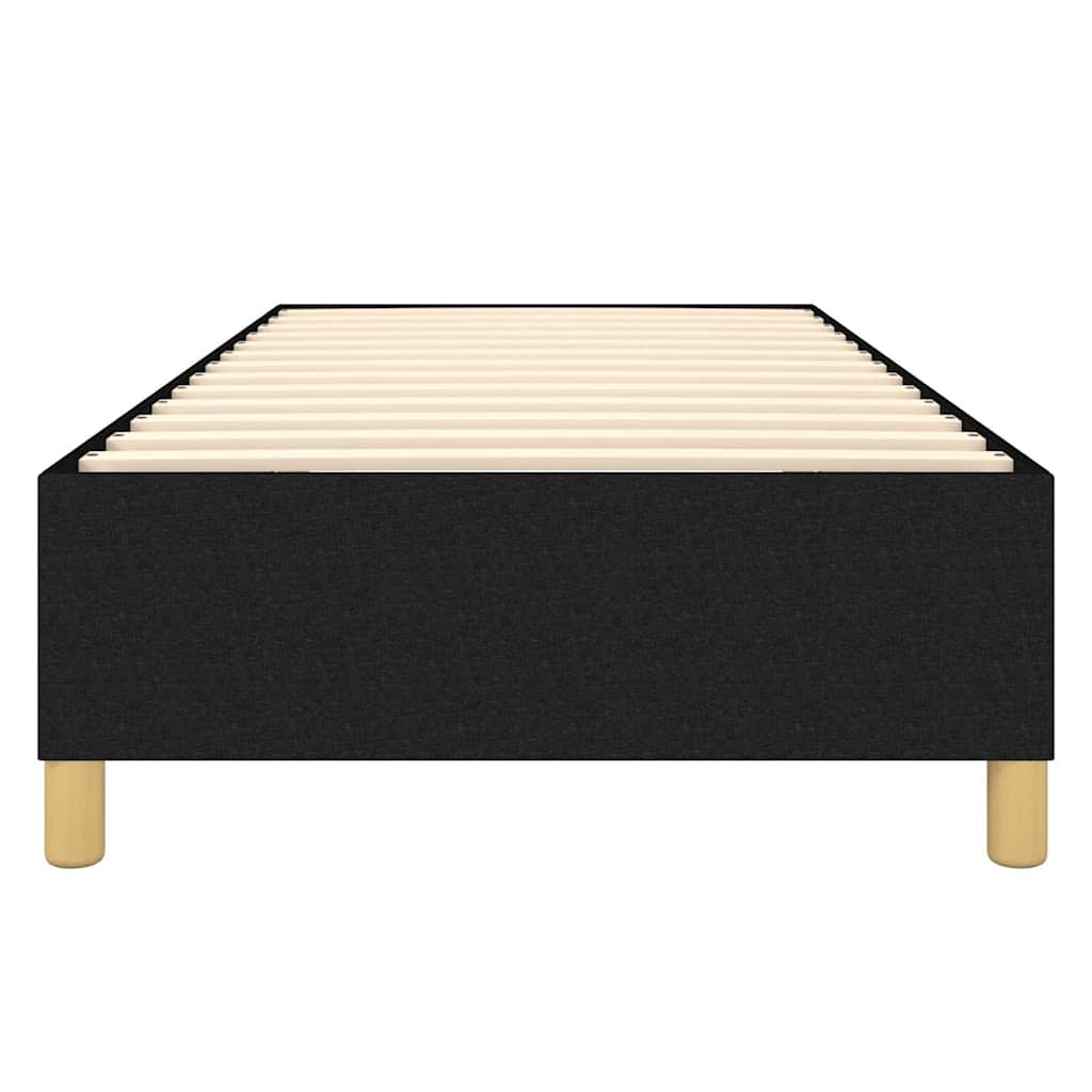 Boxspring sengeramme Sort 100x200 cm Stof