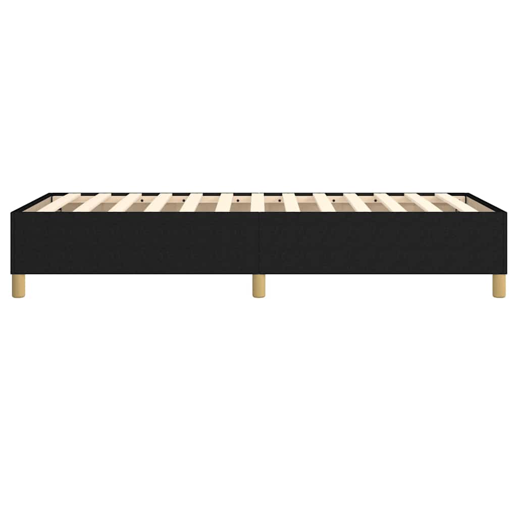 Boxspring sengeramme Sort 100x200 cm Stof