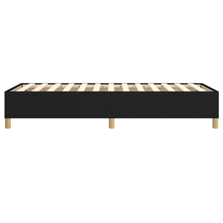 Boxspring sengeramme Sort 100x200 cm Stof