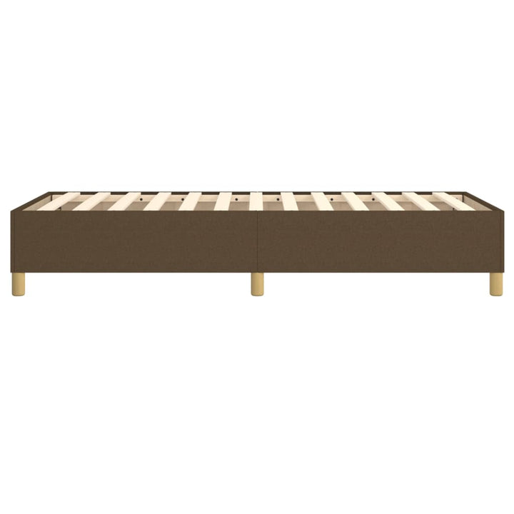 Boxspring sengeramme Mørkebrun 100x200 cm Stof