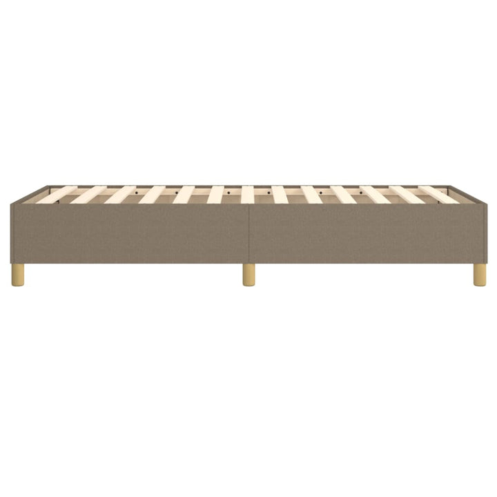 Boxspring sengeramme Taupe 100x200 cm Stof