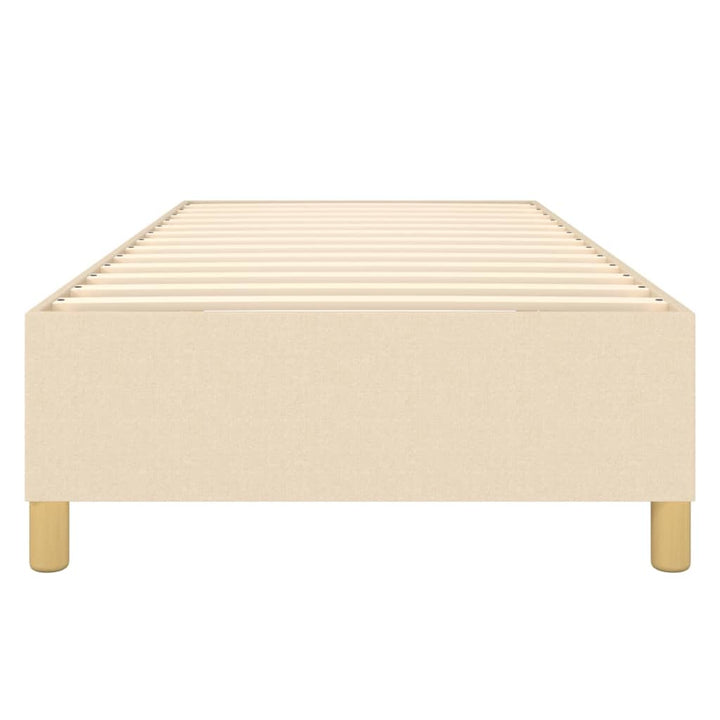 Boxspring sengeramme Creme 100x200 cm Stof