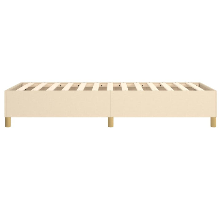 Boxspring sengeramme Creme 100x200 cm Stof