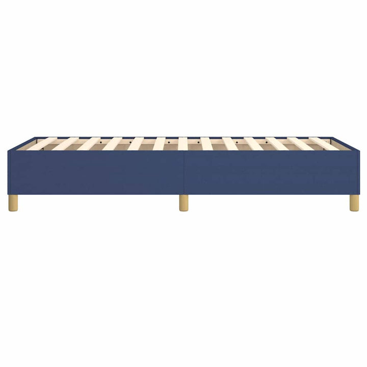 Boxspring sengeramme 100x200 cm stof blå
