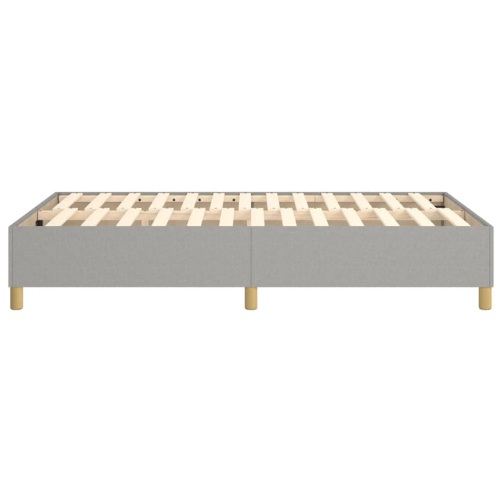 Boxspring sengeramme Lysegrå 120x200 cm Stof