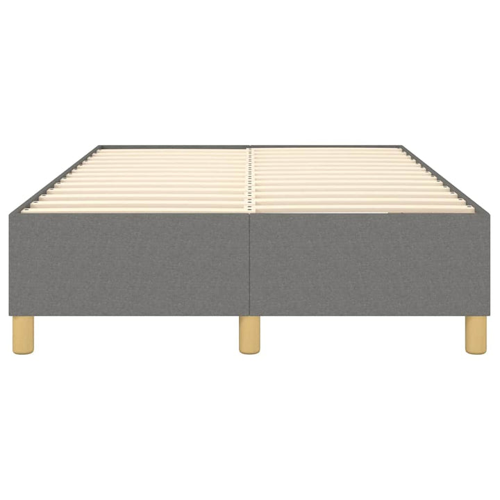 Boxspring sengeramme Mørkegrå 120x200 cm Stof