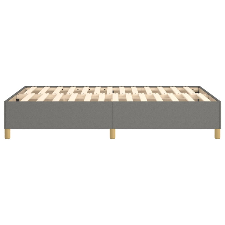 Boxspring sengeramme Mørkegrå 120x200 cm Stof