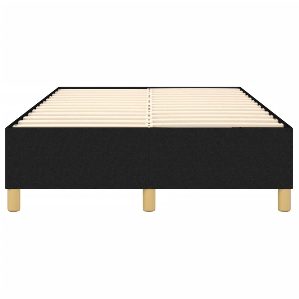 Boxspring sengeramme Sort 120x200 cm Stof