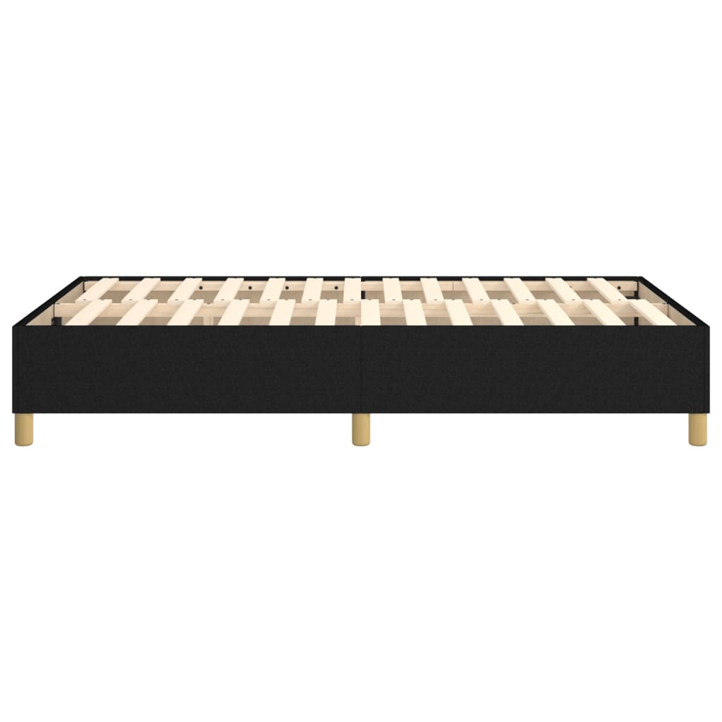 Boxspring sengeramme Sort 120x200 cm Stof