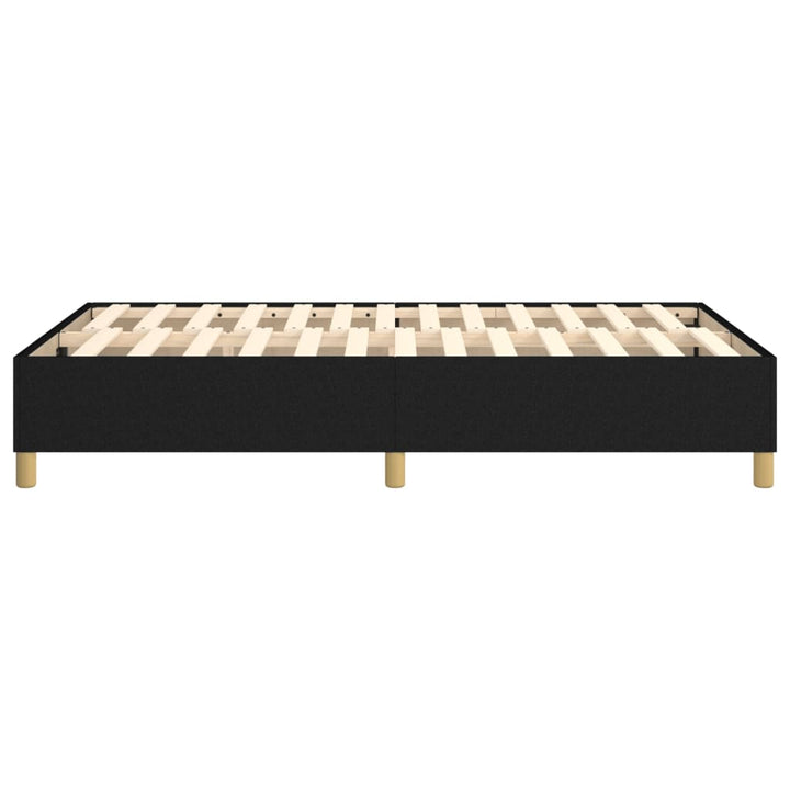 Boxspring sengeramme Sort 120x200 cm Stof