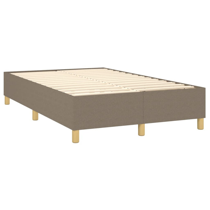 Boxspring sengeramme Taupe 120x200 cm Stof