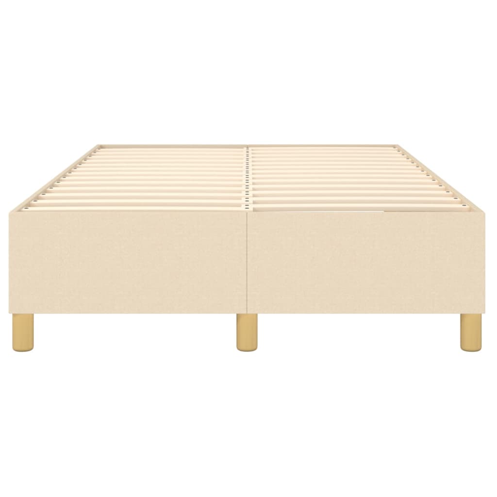 Boxspring sengeramme Creme 120x200 cm Stof