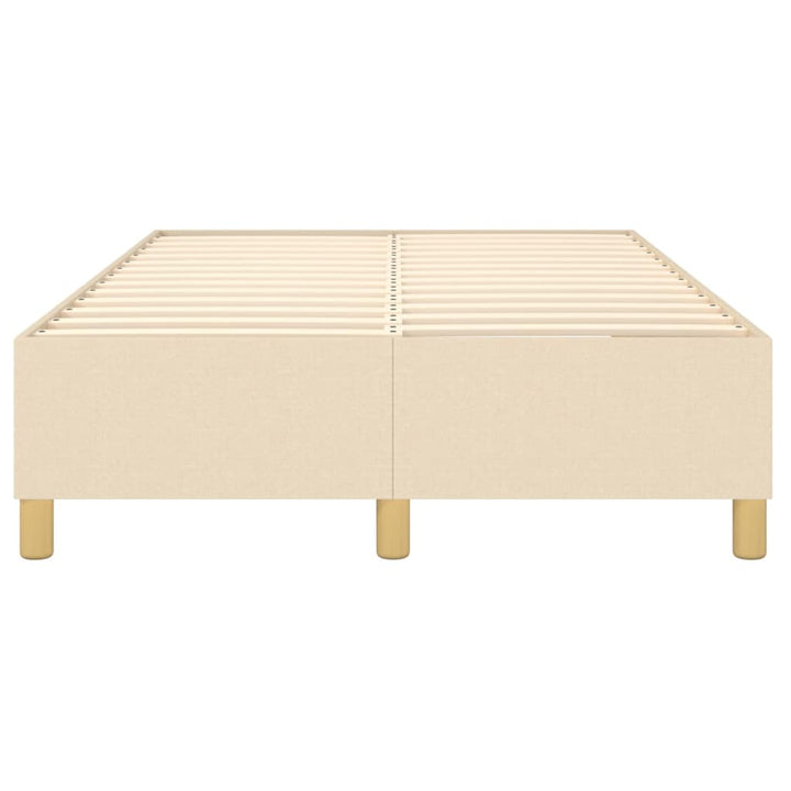 Boxspring sengeramme Creme 120x200 cm Stof