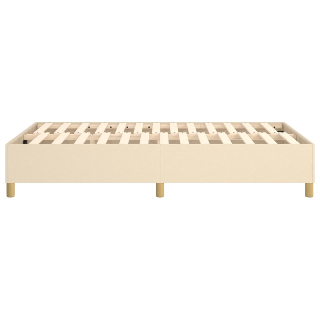 Boxspring sengeramme Creme 120x200 cm Stof