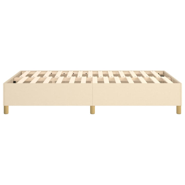 Boxspring sengeramme Creme 120x200 cm Stof