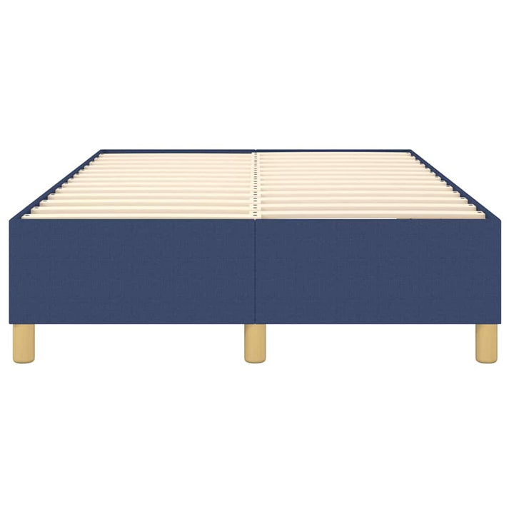 Boxspring sengeramme 120x200 cm stof blå